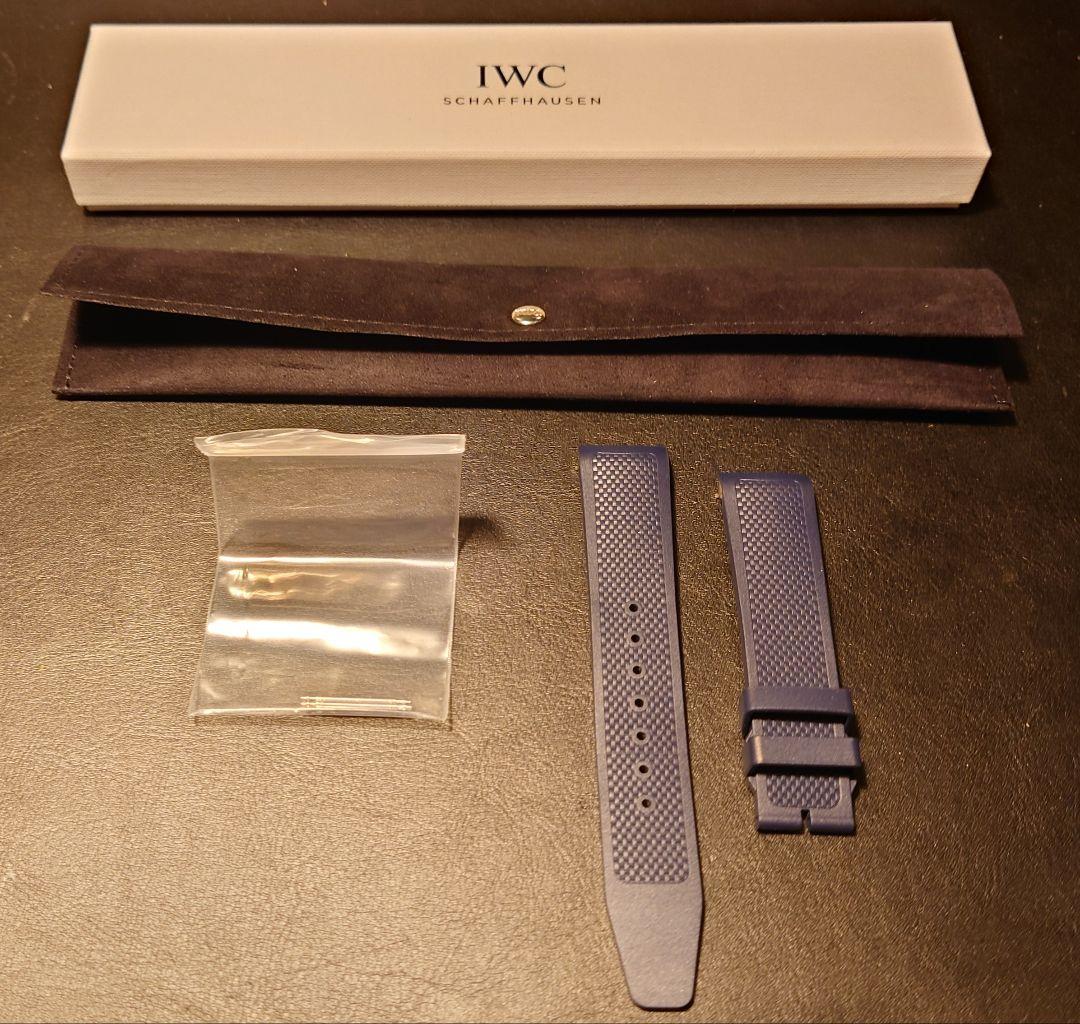 【超美品】IWC 現行ポルトギーゼ 純正ラバーベルト（ネイビー）