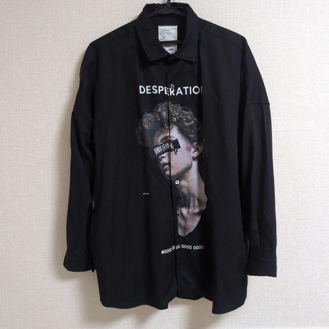 【専用】SHAREEE 黒 長袖シャツ グラフィックプリント