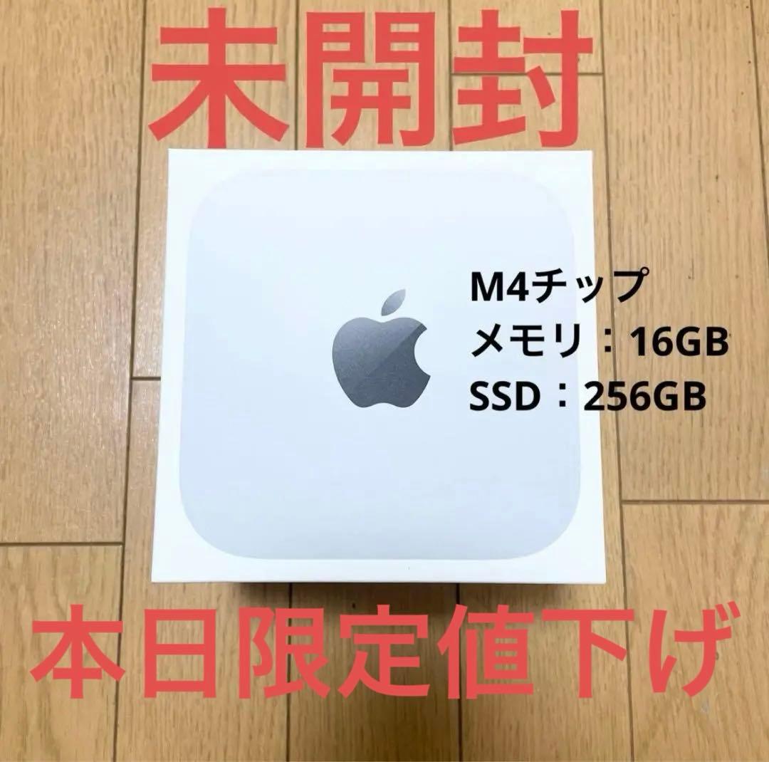mac mini M4チップ 16GB 256GB