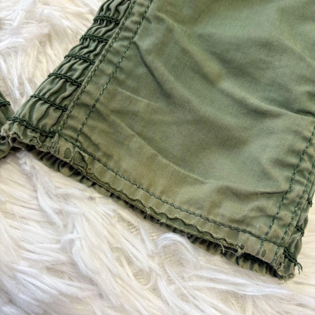 良品✨Y2K ディーゼル ショート丈 フードパーカー カーキ ジャケット