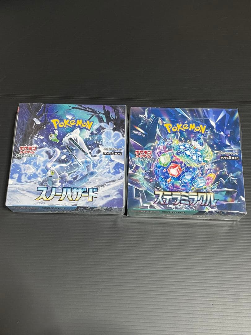 ポケカ　ステラミラクル　スノーハザード　シュリンク付き未開封BOX