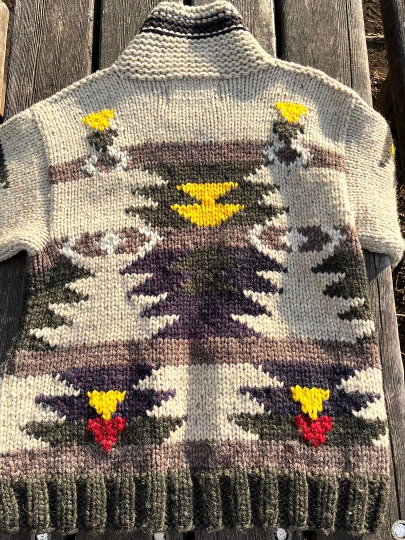 CANADIAN SWEATERカナディアンセーター カウチンカーディガンM