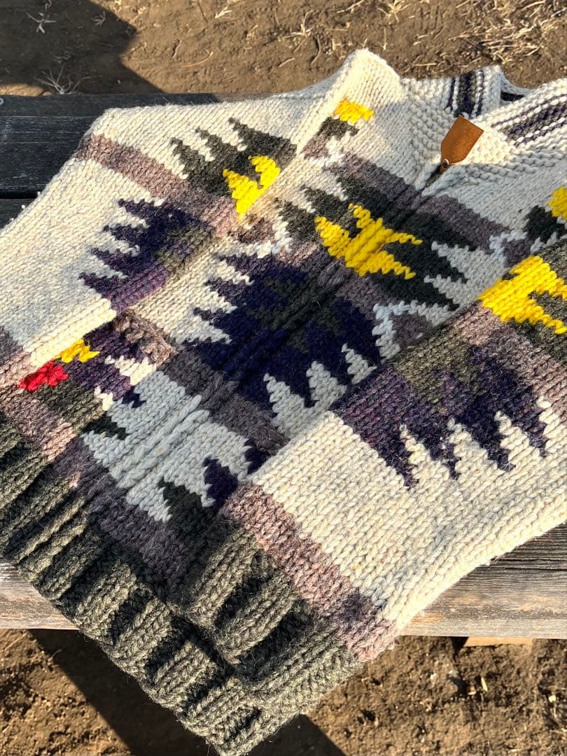 CANADIAN SWEATERカナディアンセーター カウチンカーディガンM