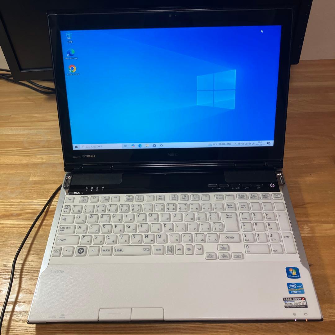 NEC LAVIE LL750/H i7-3610QMメモリ8GB