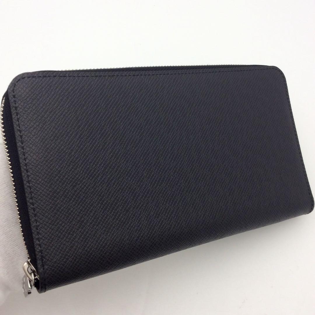 ルイヴィトン タイガ メンズ 黒 長財布 ジッピーオーガナイザーNM 新型