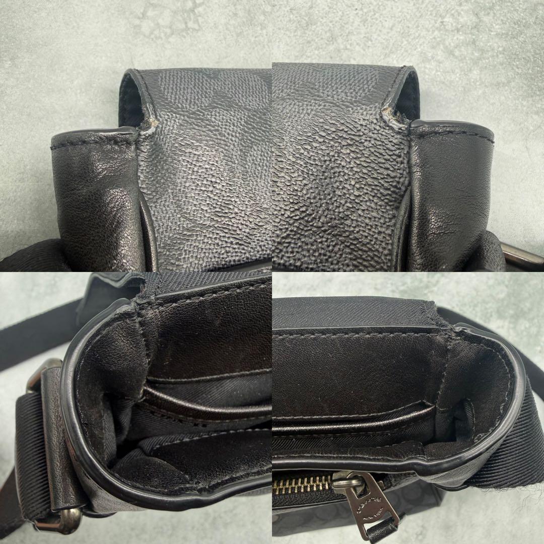 COACH コーチ メッセンジャーバッグ PVC メトロポリタン クロスボディ