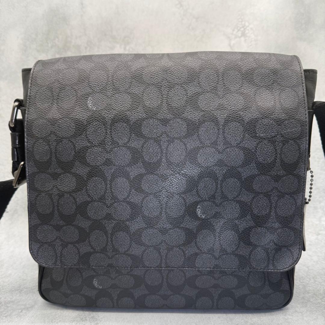 COACH コーチ メッセンジャーバッグ PVC メトロポリタン クロスボディ