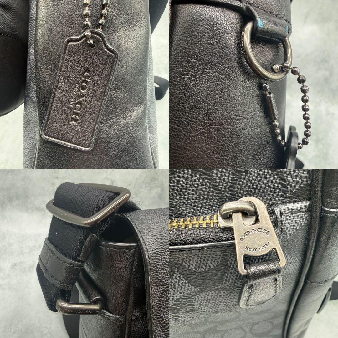 COACH コーチ メッセンジャーバッグ PVC メトロポリタン クロスボディ