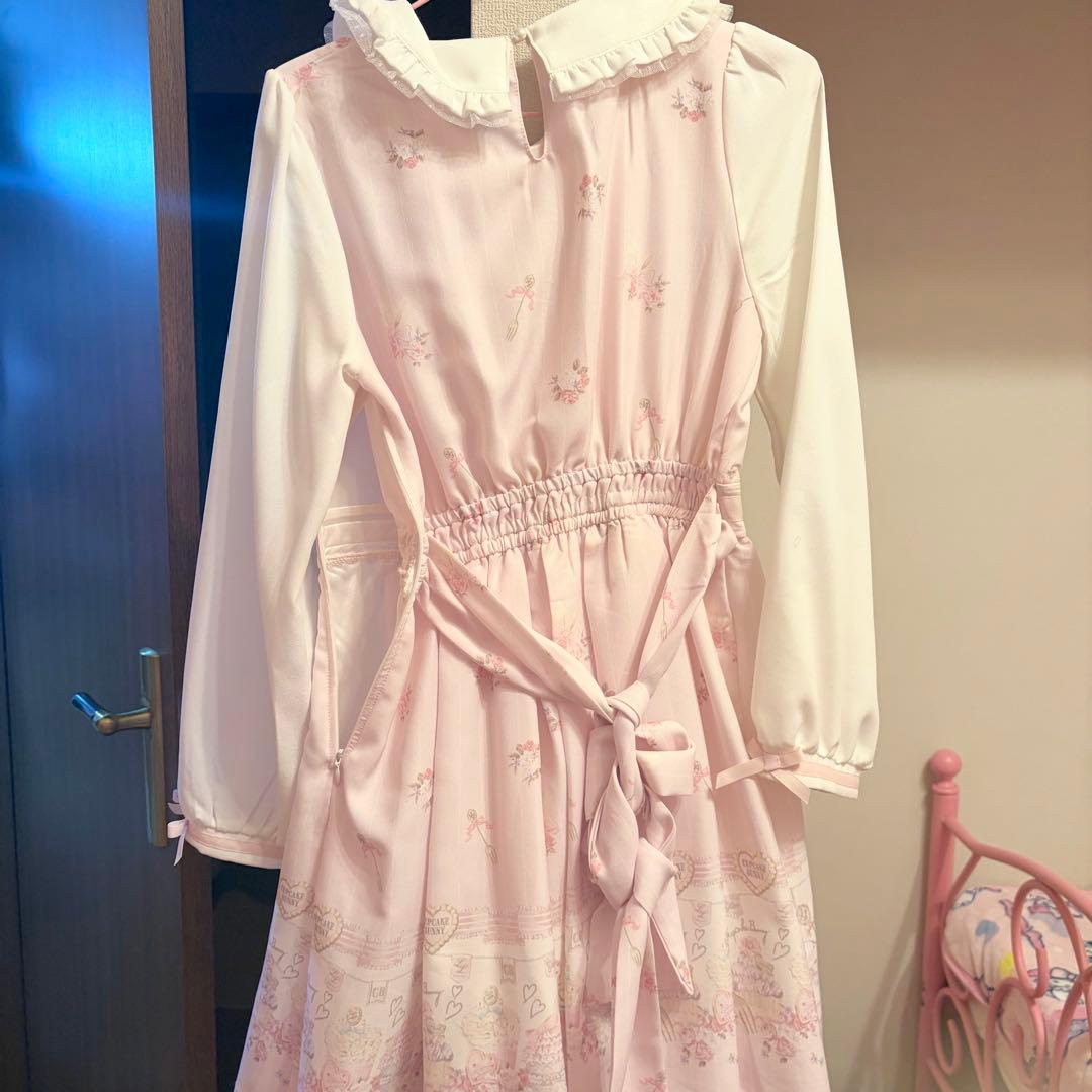 LIZ LISA リズリサ CupcakeBunny柄ワンピース　ピンク