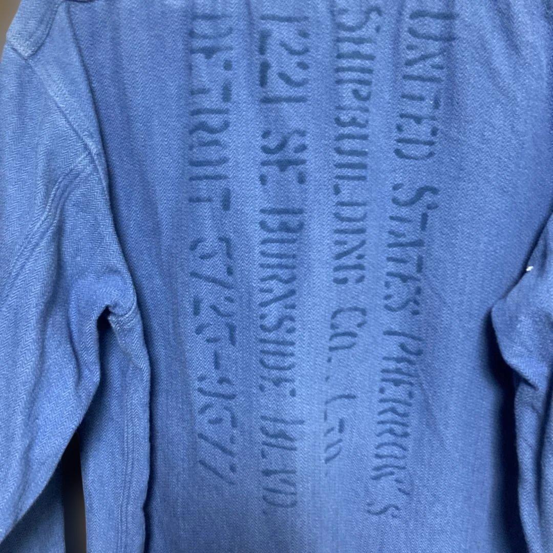 Pherrow's ヘリンボーンネルシャツ XL