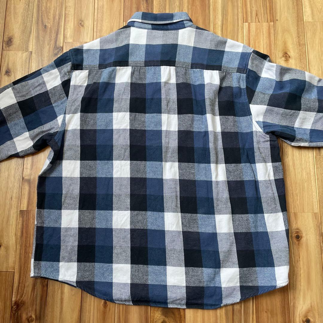 90s BIGMAC ネルシャツ ブロックチェック ブルー ビッグマック