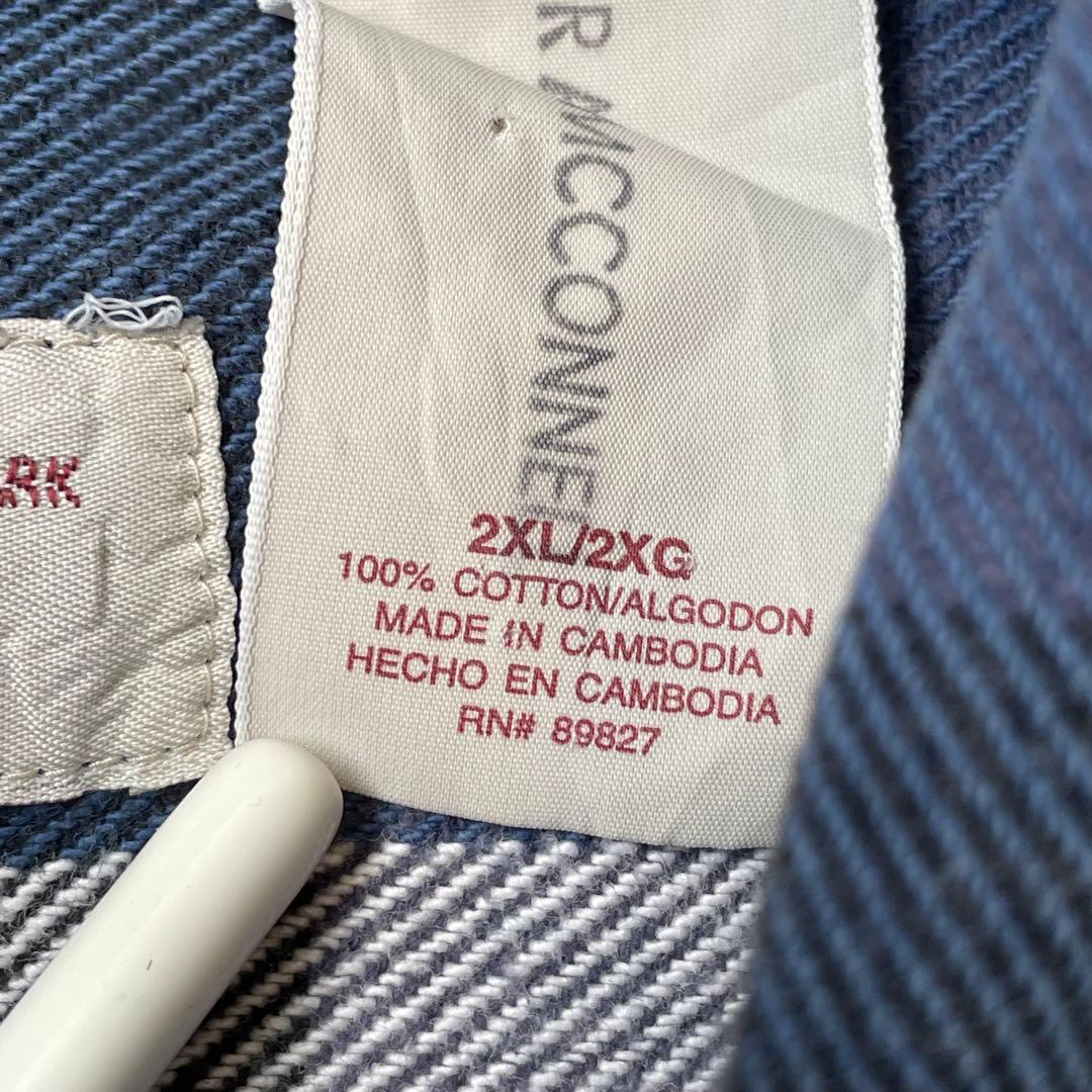 90s BIGMAC ネルシャツ ブロックチェック ブルー ビッグマック