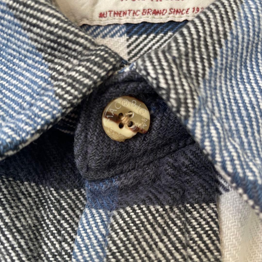 90s BIGMAC ネルシャツ ブロックチェック ブルー ビッグマック