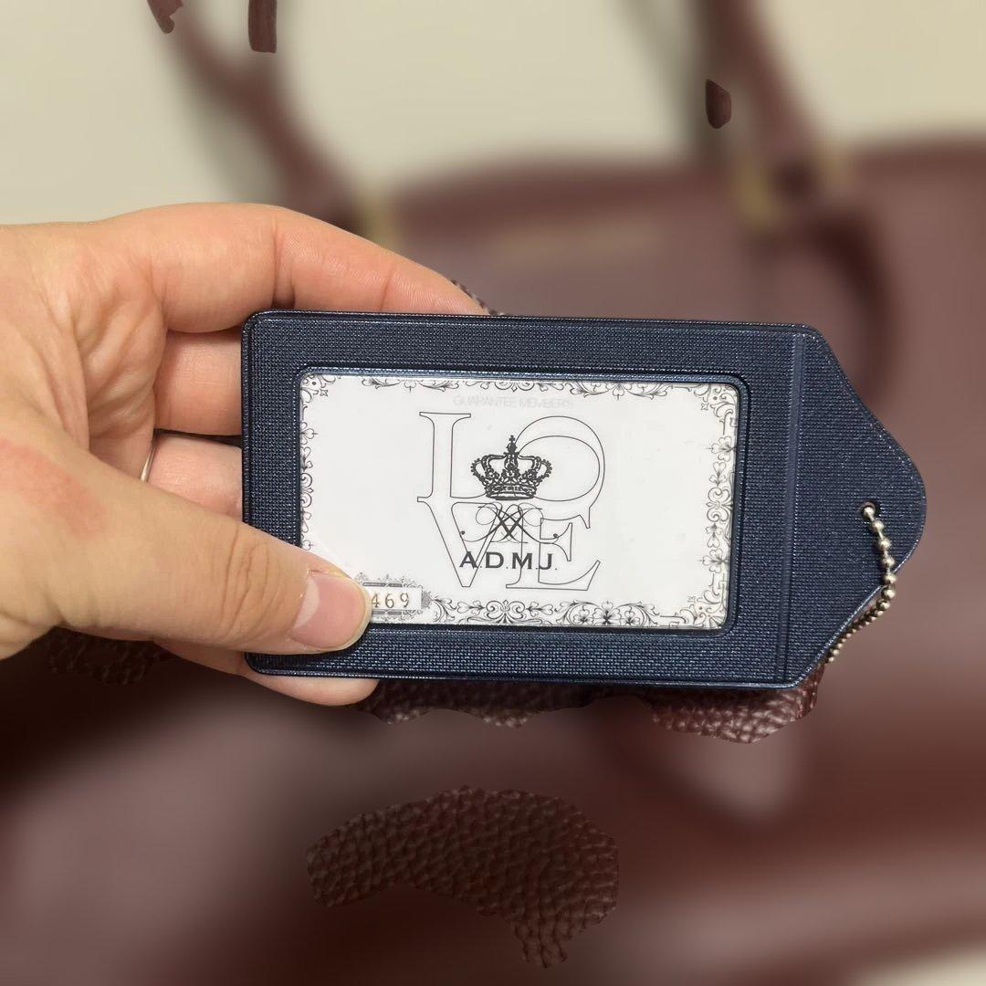 ADMJハンドバッグ 日本製　牛革