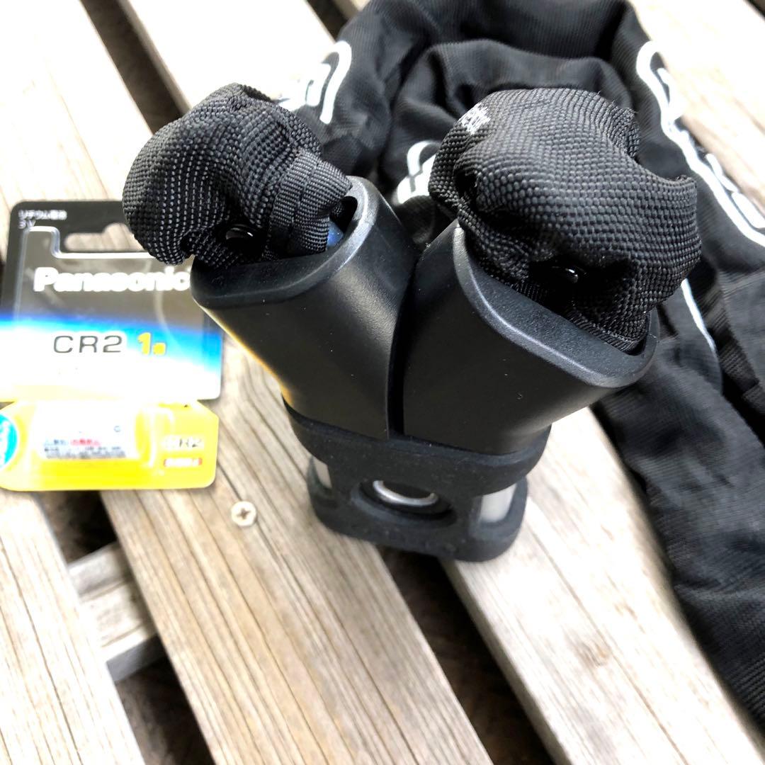 ABUS YARDO 7807F　指紋認証システム　自転車チェーンロック