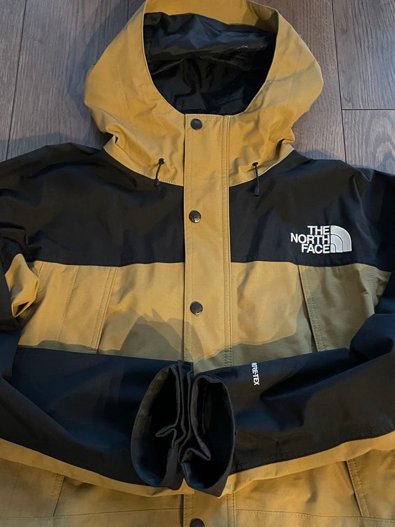 THE NORTH FACE マウンテンライトジャケット ベージュ/黒　M