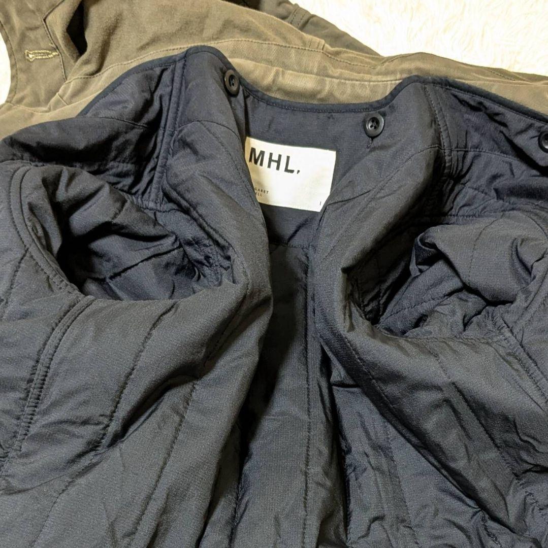 MHL. モッズコート マーガレットハウエル ライナー カーキ S