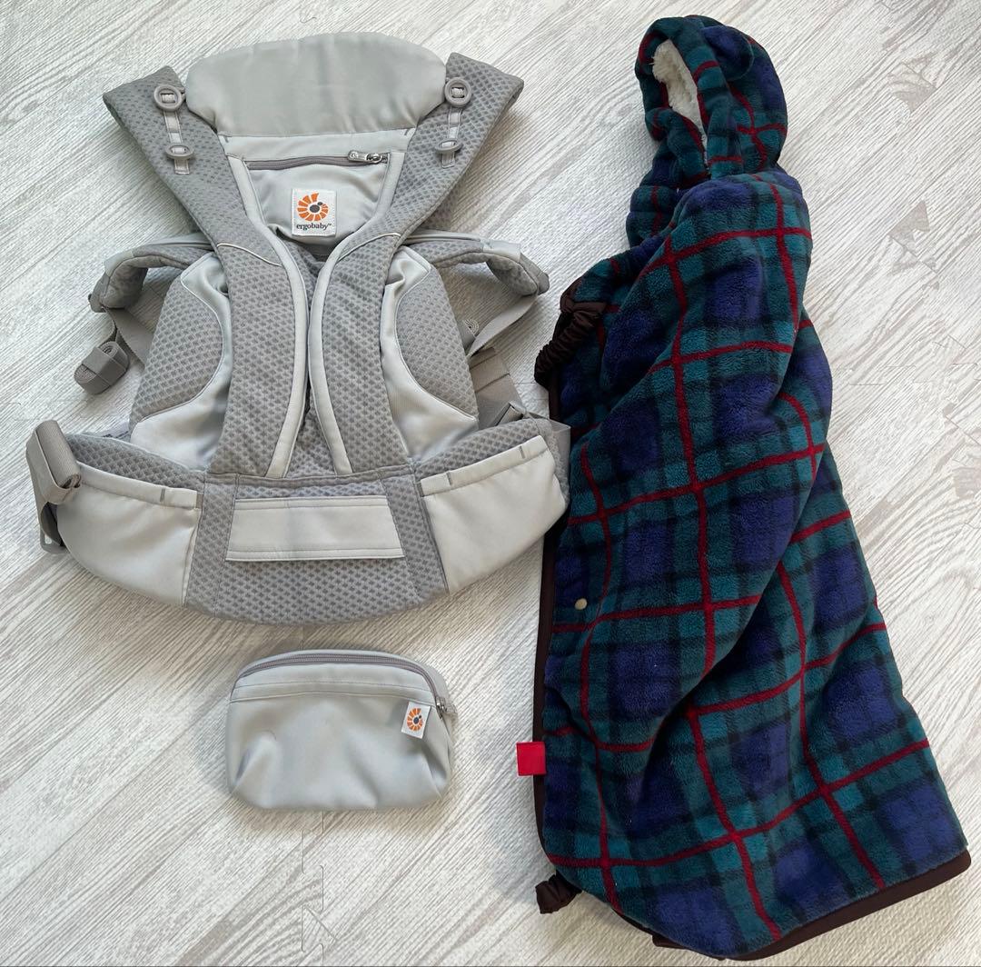 エルゴベビー オムニブリーズ　抱っこひも グレー