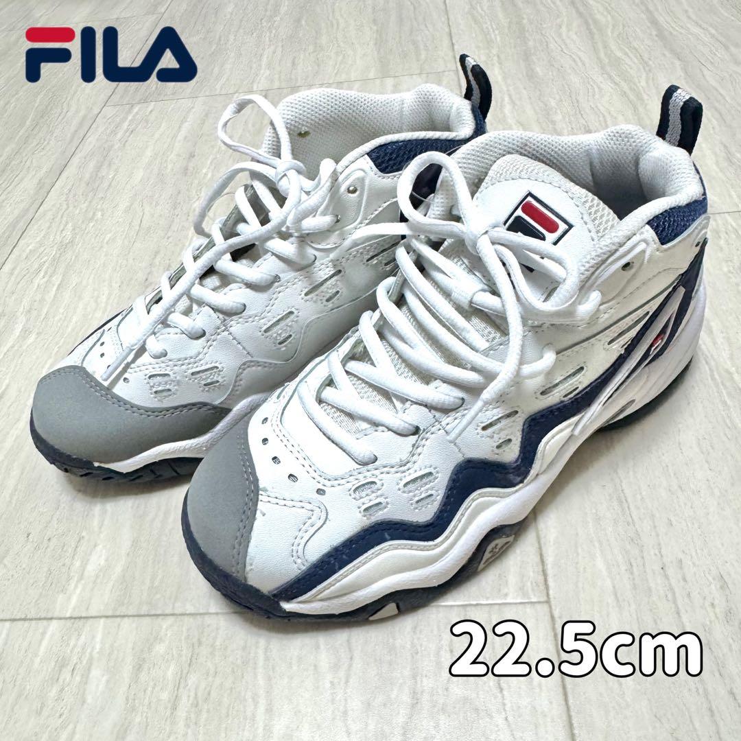 あ*き様 【極希少✨️】FILA 名作テニスシューズ 22.5㎝ マークフィリポ