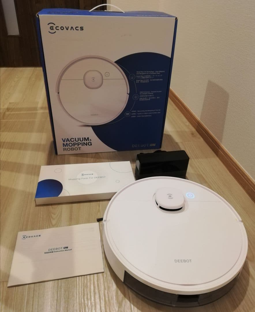 【美品】ECOVACS DEEBOT N7ロボット掃除機 本体+付属品