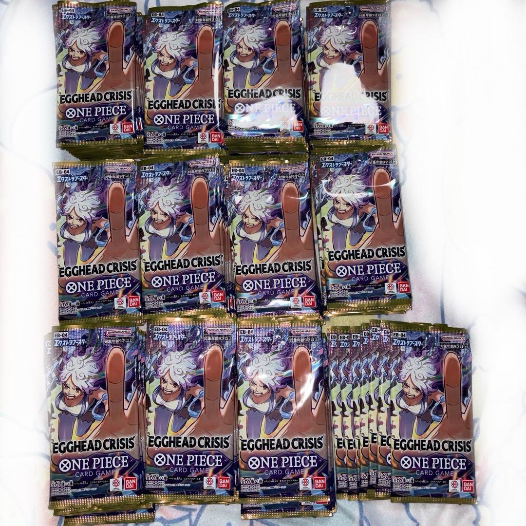 ワンピースカード　エッグヘッドクライシス　サーチ済み　未開封　パック　117点