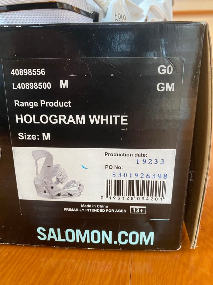 SALOMON ホログラム　Hologram M