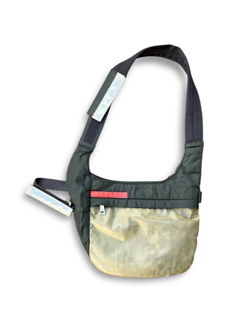 90s伊製プラダスポーツPRADA CHEST RIG ショルダーボディバッグ