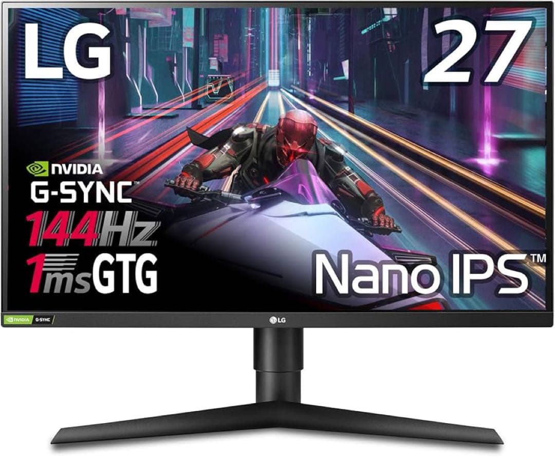 LG 27インチ G-SYNC Nano IPS モニター 144hz