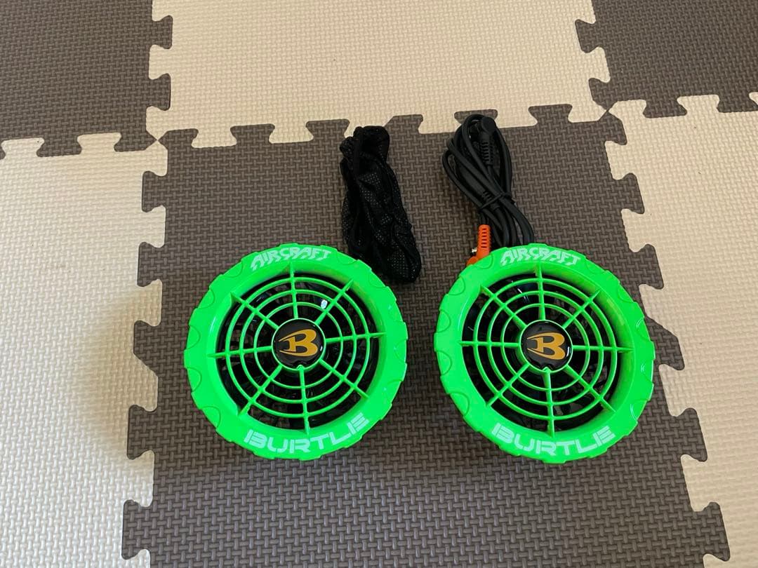 バートル　エアークラフト　AC371 ファン　ライムグリーン