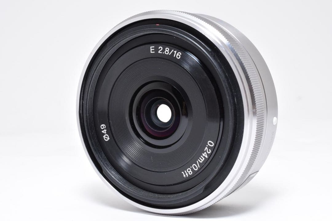 SONY E 16mm F2.8 シルバー単焦点レンズ