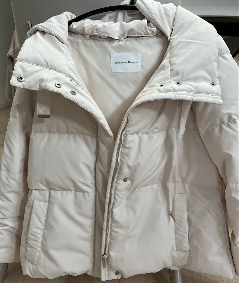 couture brooch 冬の名品・撥水　愛されダウンコート　ジャケット