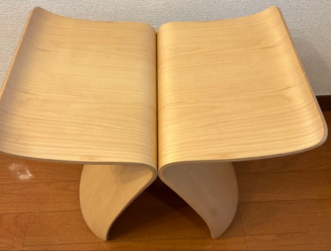 天童木工 バタフライスツール メープル板目 Ｓ-0521 柳宗理