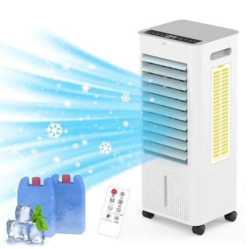 冷風扇 冷風機 強力 人気 冷風扇風機 8L大容量【3方向で吸水し冷感UP】扇A