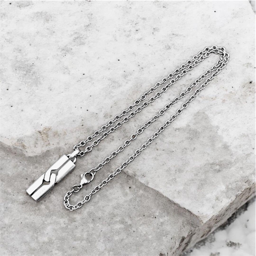 GUCCI シルバーペンダントネックレス　正規店購入後