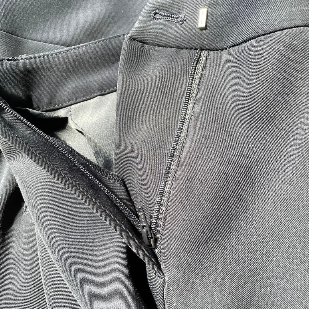 PLST ネイビー パンツスーツ 上下セット