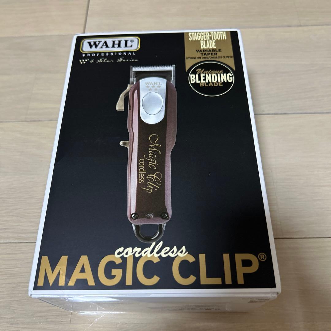 未使用品WAHL Magic Clip コードレスバリカン　レッド