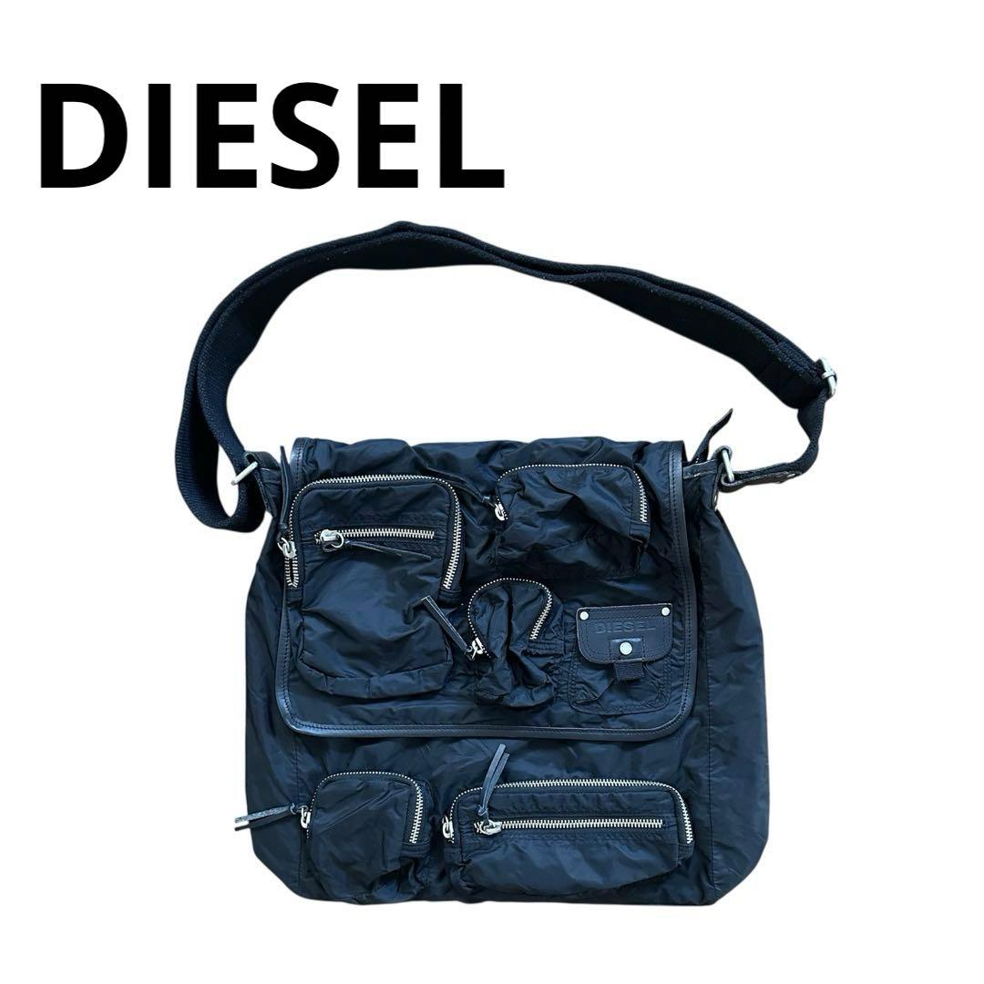 バッグ 00s DIESEL multi pocket bag y2k