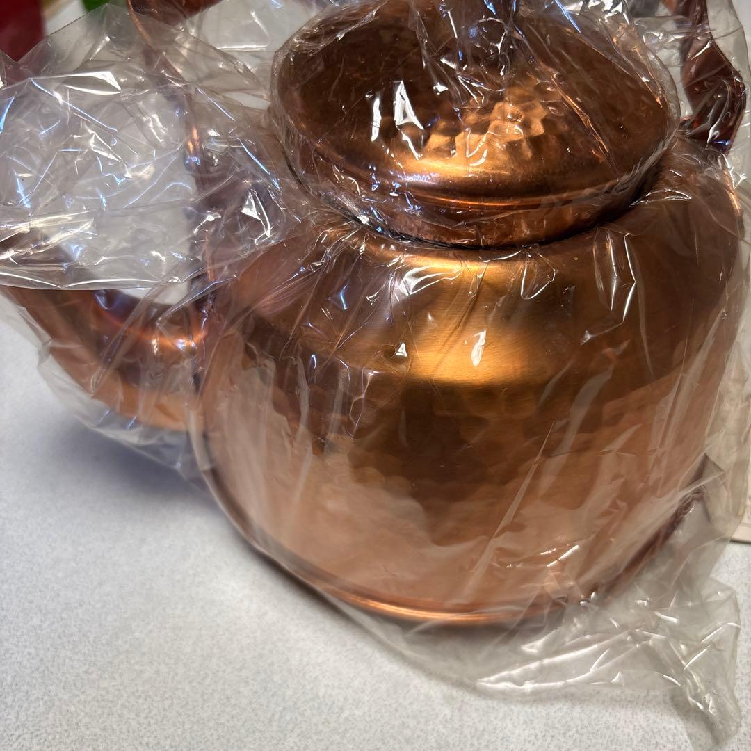 【新品未使用】銅製 ケトル 2.5L 株式会社よこやま 燕三条 やかん 銅ポット