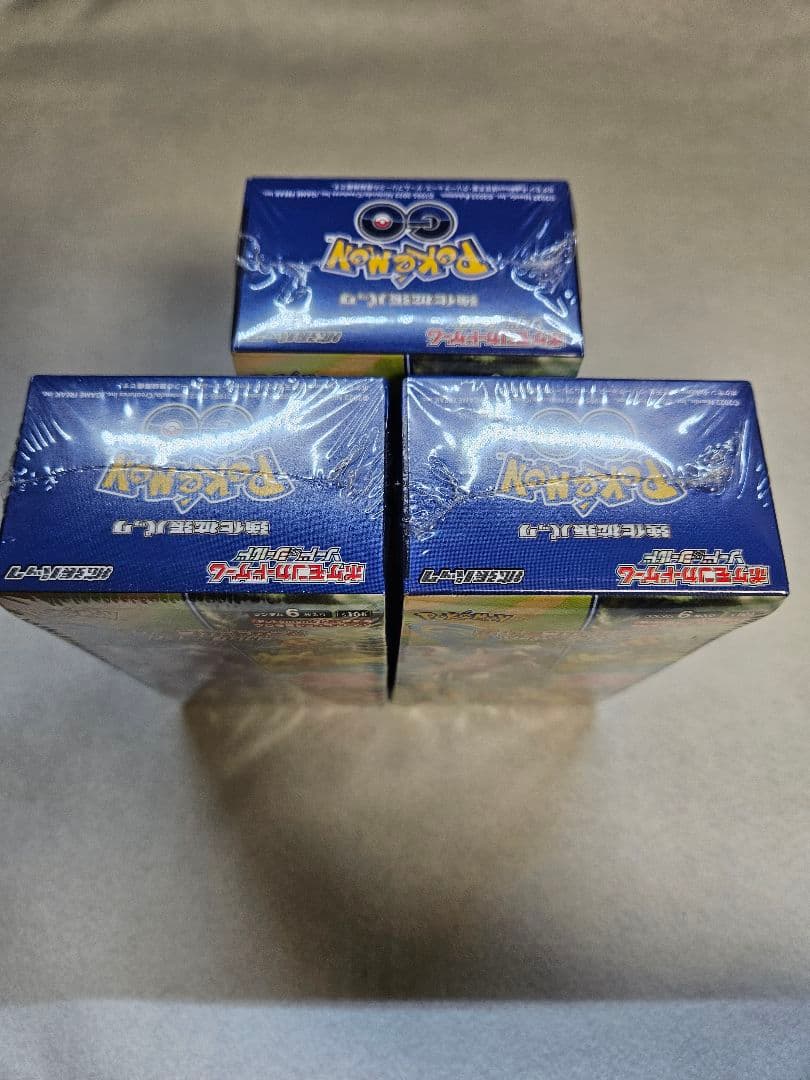 【新品未開封／シュリンク付き】ポケモンカード Pokémon GO正規品3BOX