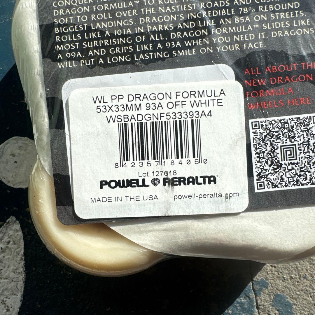 Powell Peralta Dragons 53mm 93A ウィール