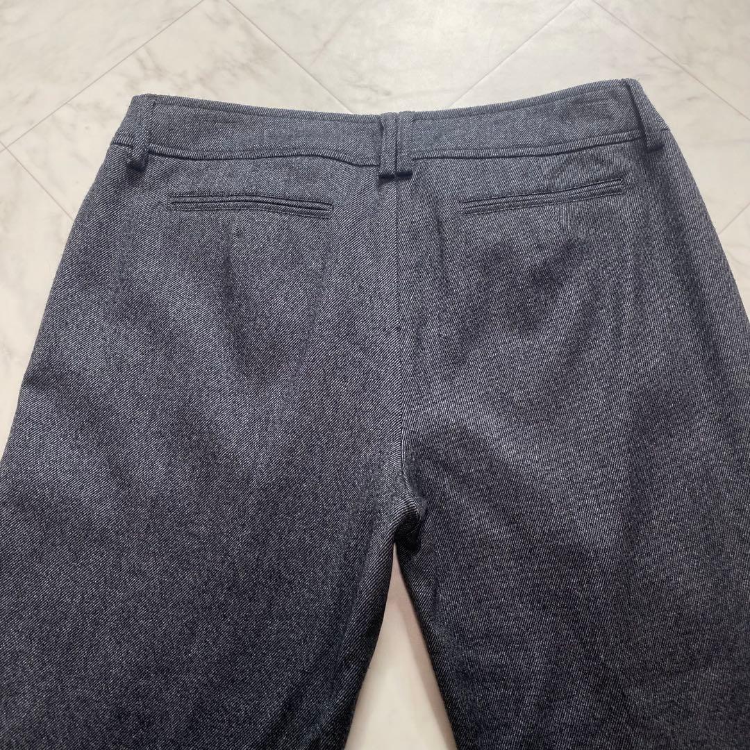 組曲　大きいサイズ2XL パンツスーツ　グレー　カシミヤ混