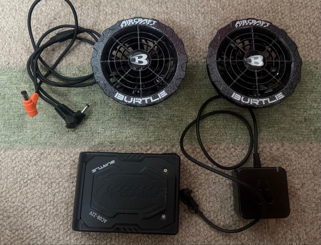 空調服 バートル 2023ファン 2024バッテリーセット 【中古】