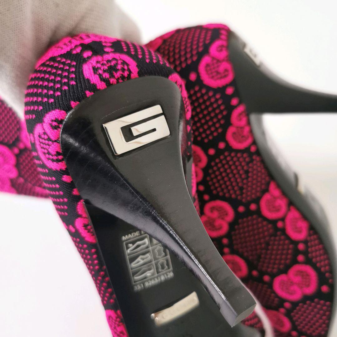 未使用級✨GUCCI アンクルブーツ ソックスタイプ GG柄 ブーティ 35