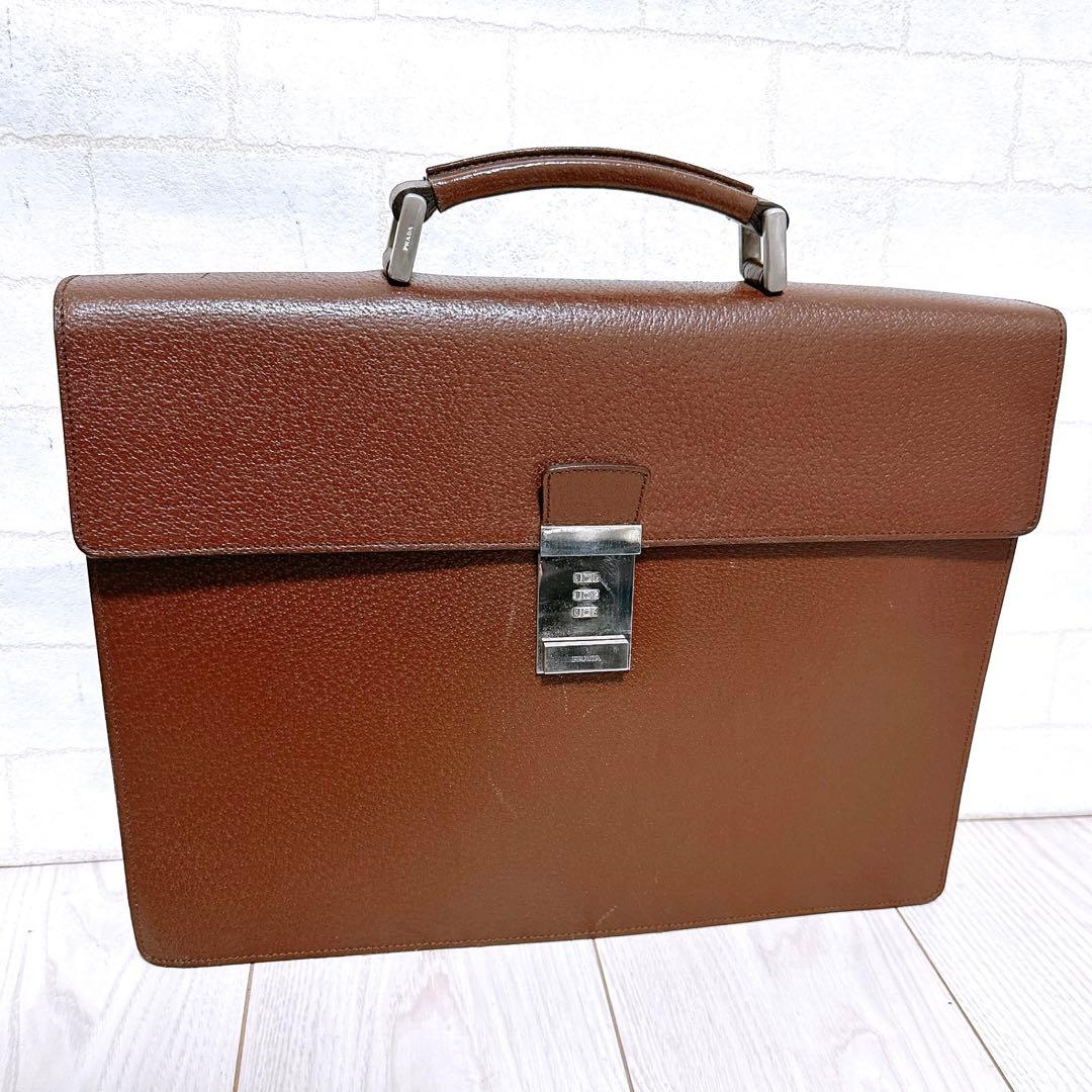 《美品》PRADA(プラダ)ブリーフケースA4 ビジネスバッグ