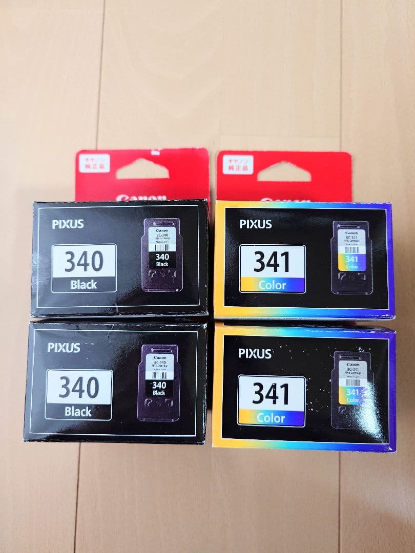 キャノン　純正　インク　BC-340　BC-341　各2セット