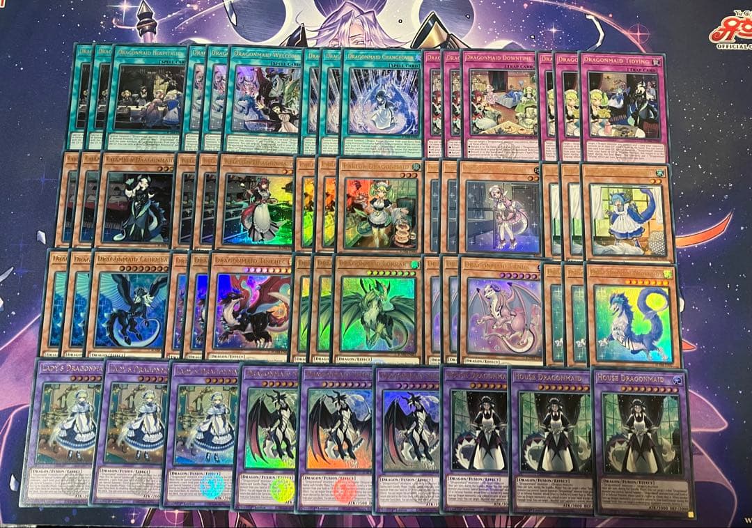 遊戯王　EU版　ドラゴンメイド　デッキパーツセット