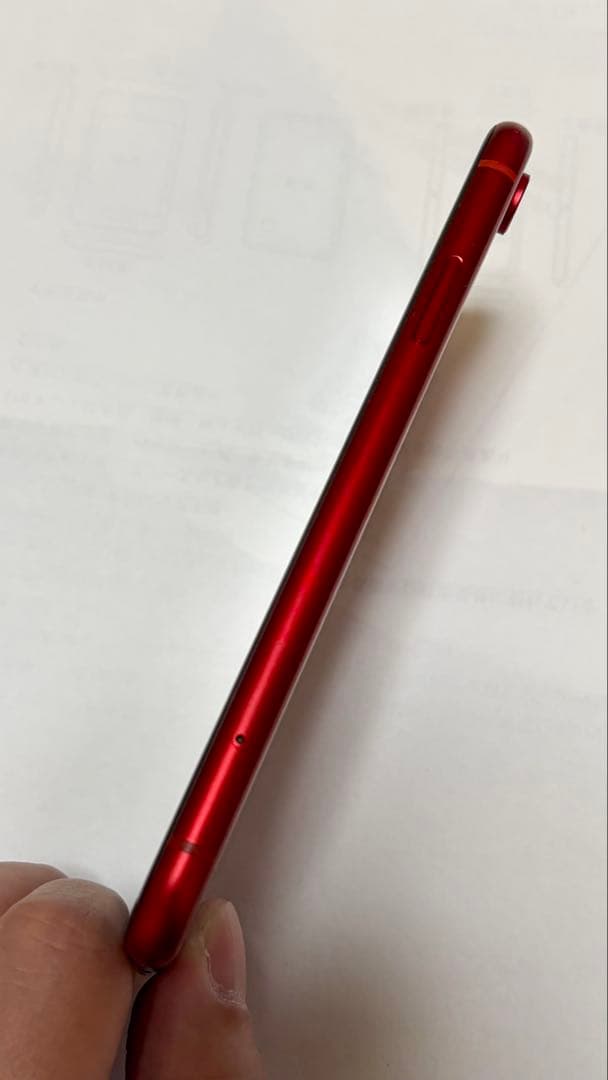 iPhoneXR本体 128GB RED バッテリー最大容量81% キャリアau