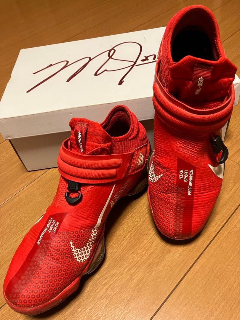美品！レア！希少！ Nike ナイキ トラウト7 野球スパイク レッド 27cm