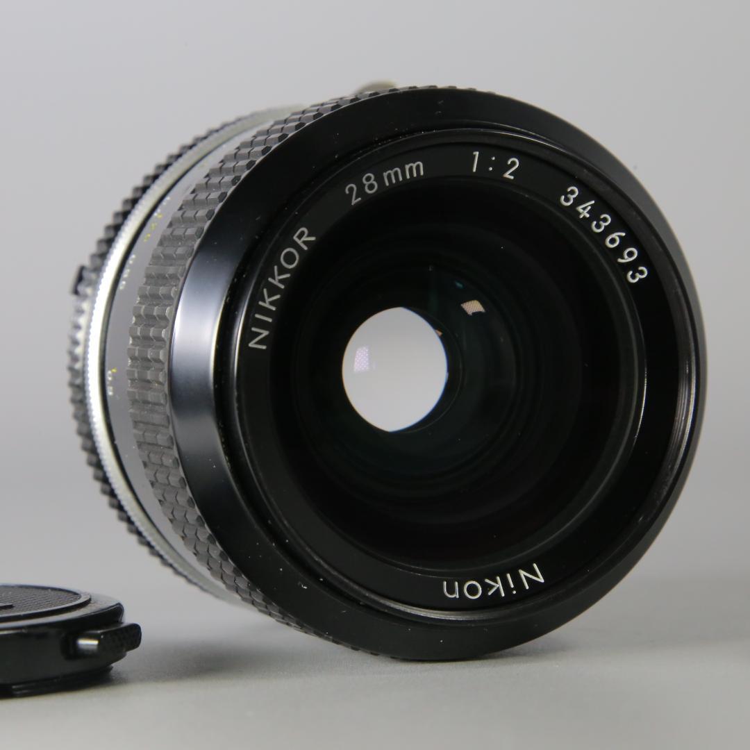 ☆完全動作☆Ai NIKKOR 28mm F2 単焦点　広角　＃166
