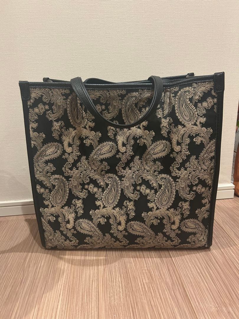 intoxic イントキシック　ペイズリー柄トートバッグ